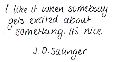 J.D. Salinger Quote